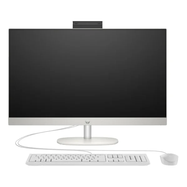HP 27-CR0012NE AIO PC - i7 / 8GB / 512GB (NVMe M.2 SSD) / 27" FHD Non-Touch / DOS (Without OS) / 1YW / Shell White - Desktop